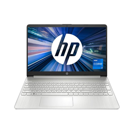 HP 15s Laptop: i7, 15.6" FHD, 16GB RAM, 512GB SSD, Win 11, Silver, 1.69kg
