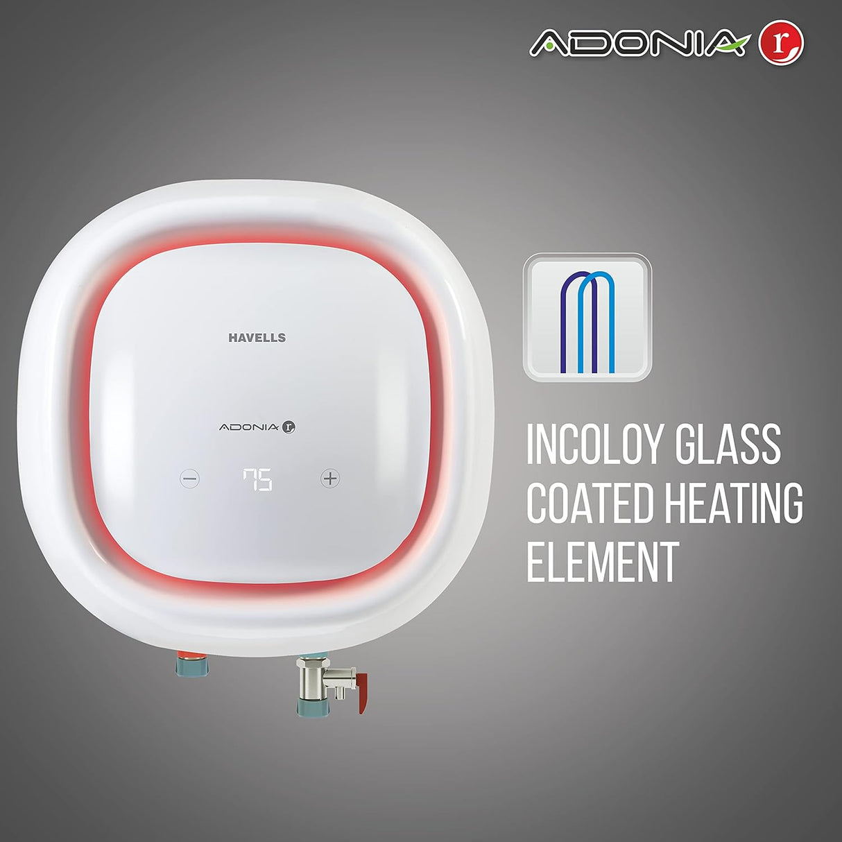 Havells Adonia R Digital 25 Liters with Remote (White)