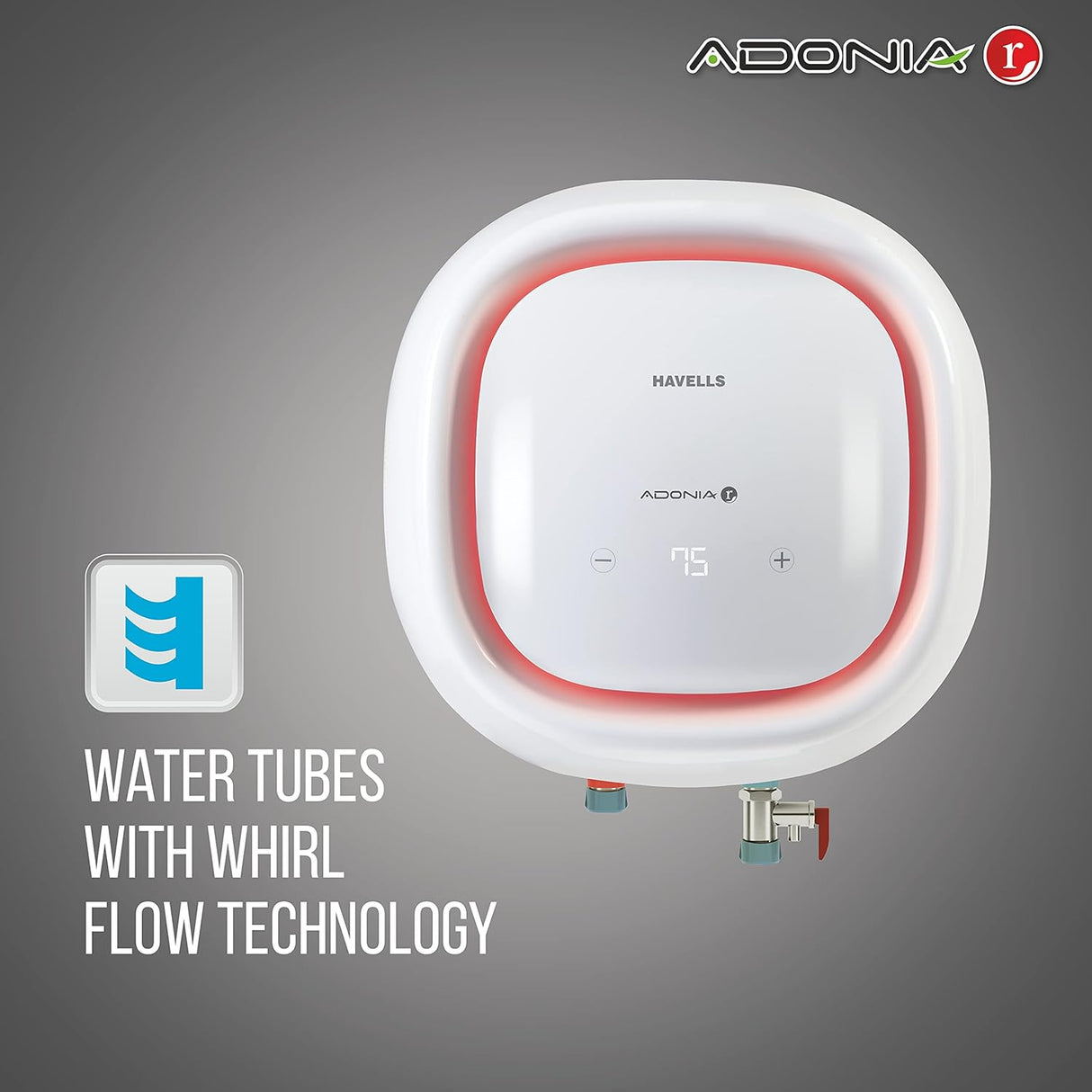 Havells Adonia R Digital 25 Liters with Remote (White)