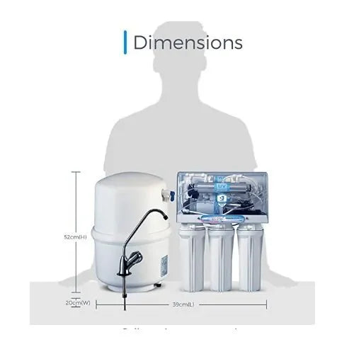 KENT Excel Plus RO Water Purifier Multiple Purification Process |RO + UV + UF + TDS Control | 7L