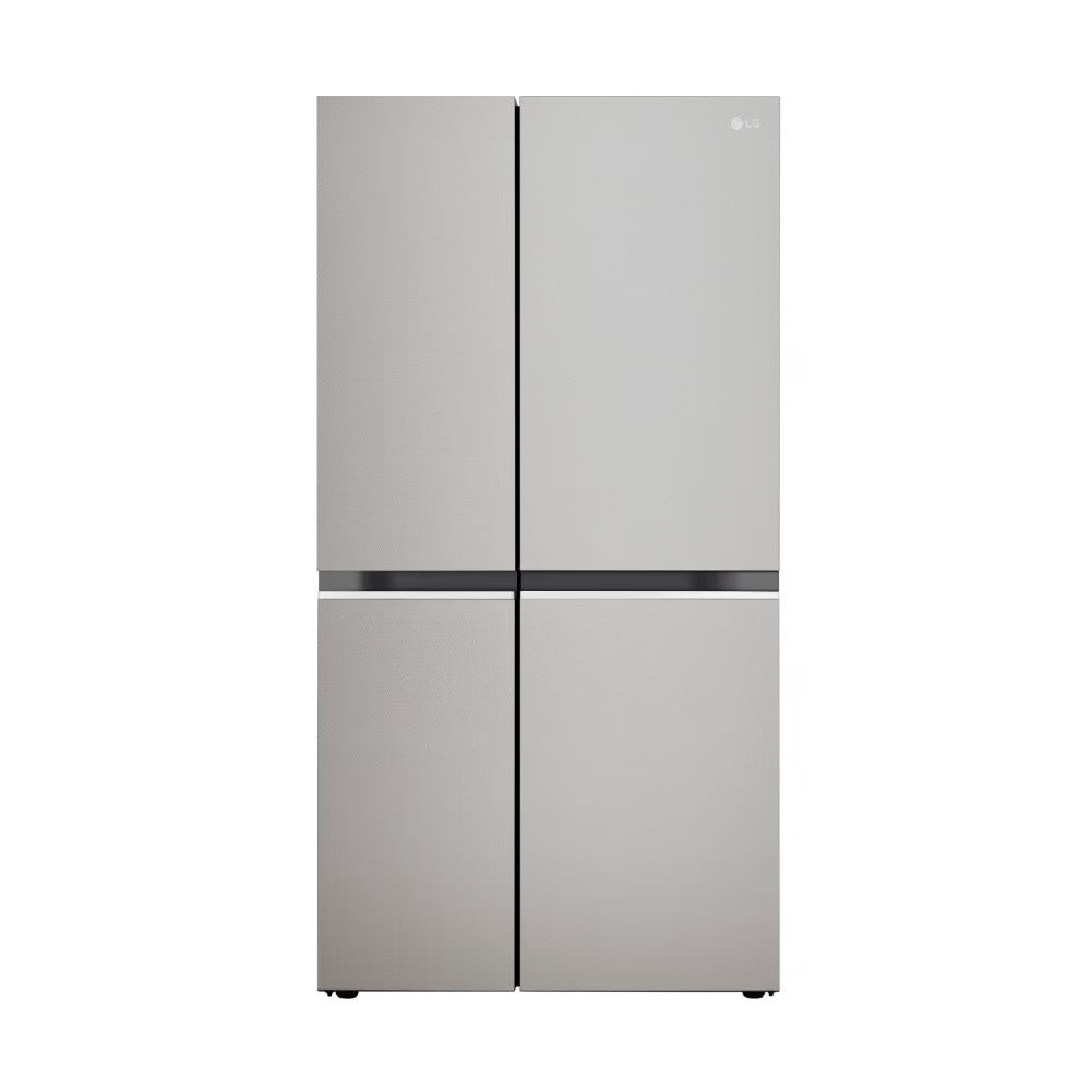 LG 650L 3-Star Side-by-Side Refrigerator with Hygiene Fresh+™, DoorCooling+™, Smart Diagnosis™, Urban Steel Finish, (GL-B257EUS3)