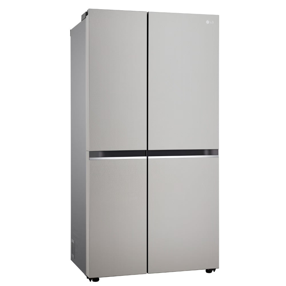 LG 650L 3-Star Side-by-Side Refrigerator with Hygiene Fresh+™, DoorCooling+™, Smart Diagnosis™, Urban Steel Finish, (GL-B257EUS3)