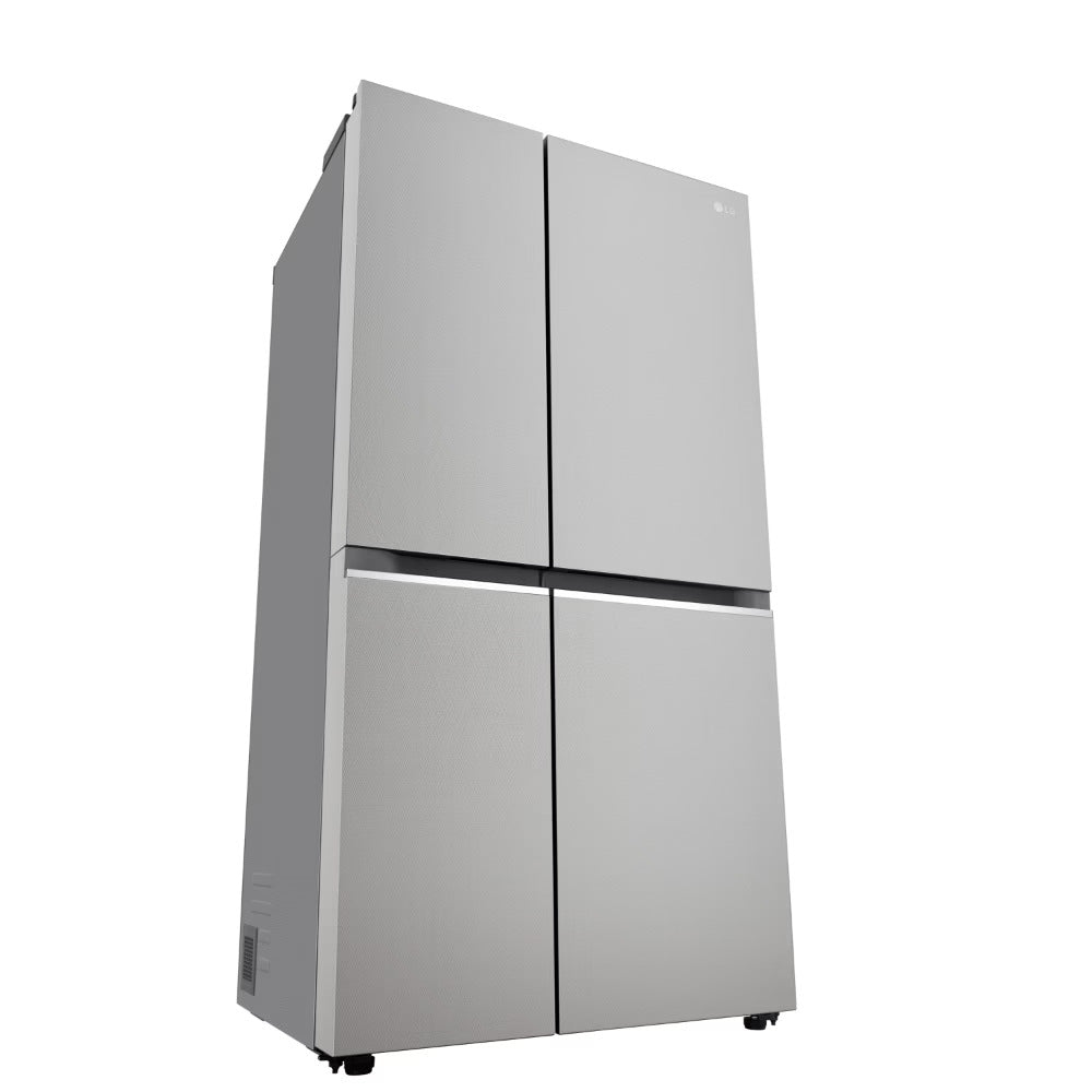 LG 650L 3-Star Side-by-Side Refrigerator with Hygiene Fresh+™, DoorCooling+™, Smart Diagnosis™, Urban Steel Finish, (GL-B257EUS3)