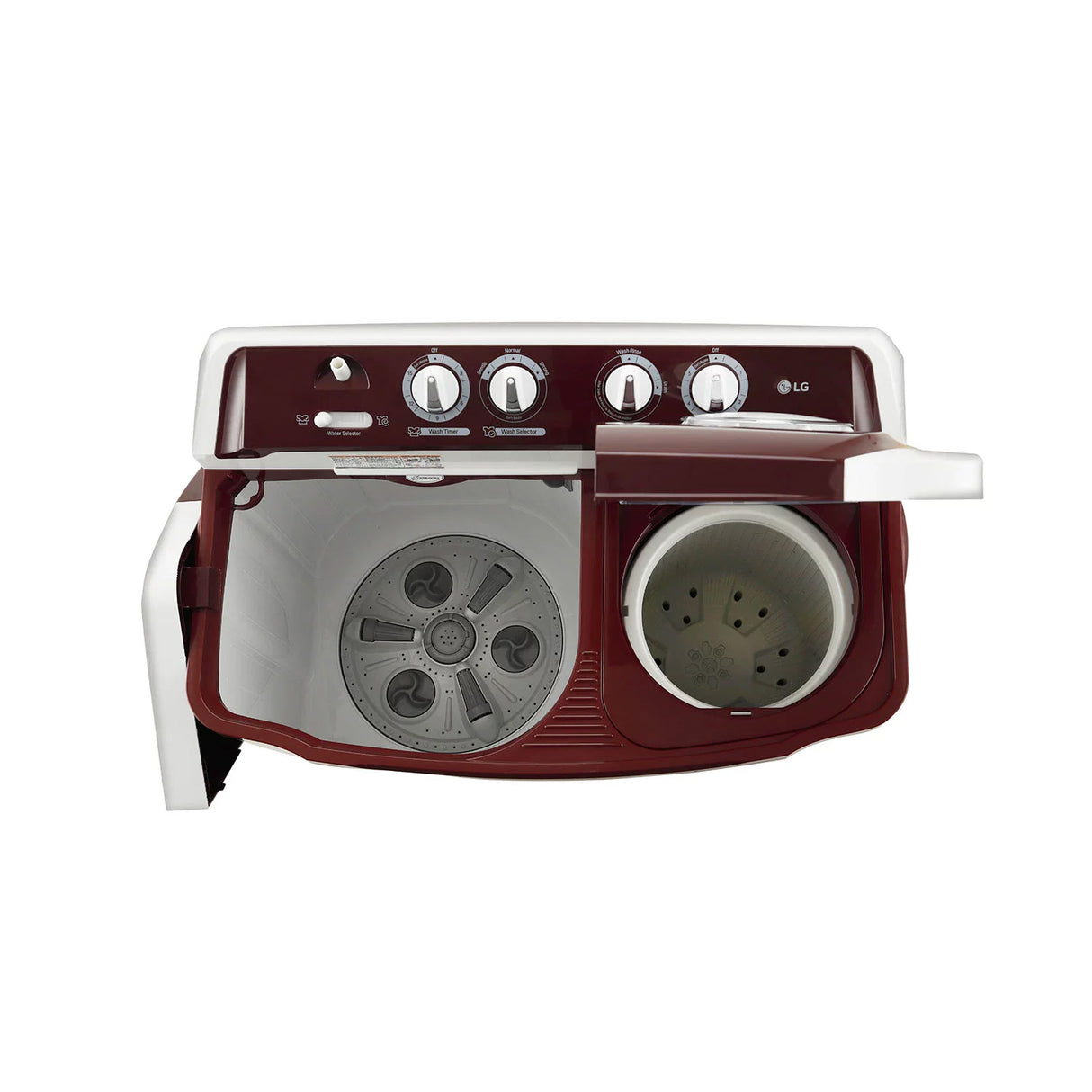 LG 7.5kg, 5 Star Semi-Automatic top load washing machine (P7510RRAZ)
