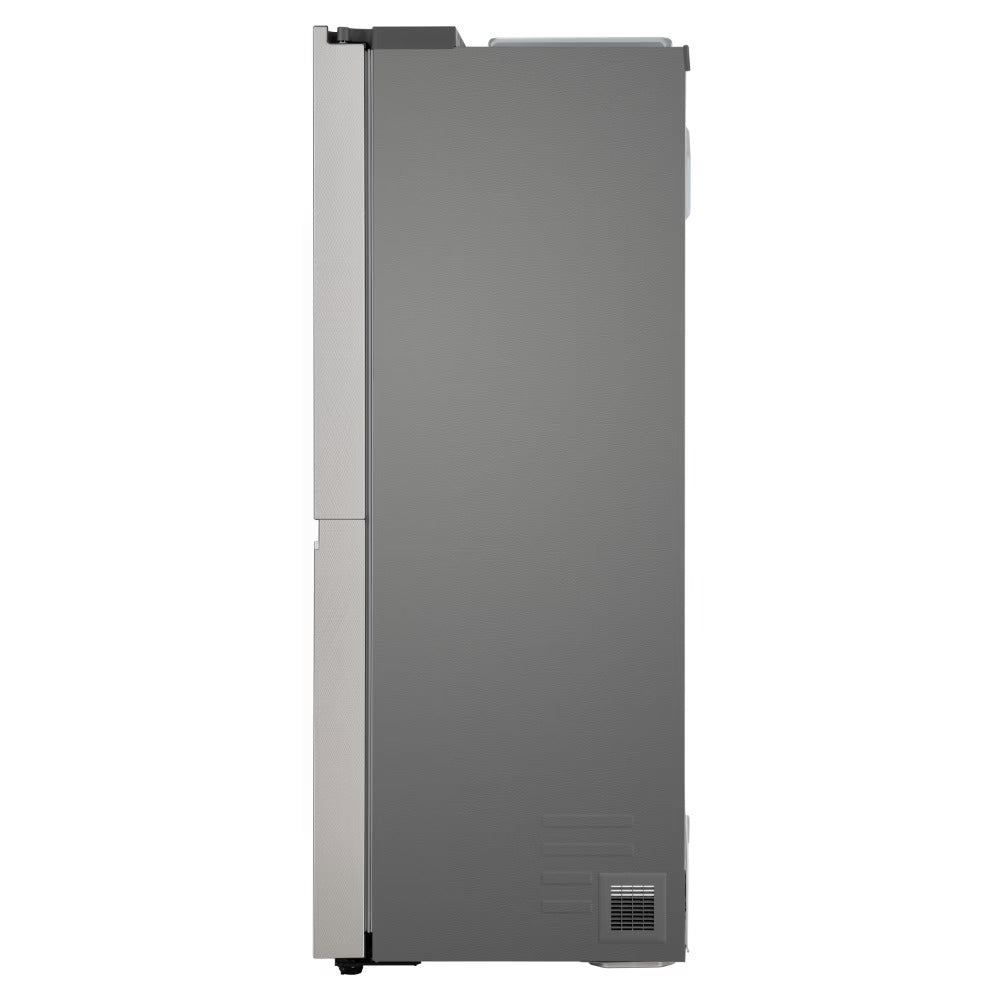 LG 650L 3-Star Side-by-Side Refrigerator with Hygiene Fresh+™, DoorCooling+™, Smart Diagnosis™, Urban Steel Finish, (GL-B257EUS3)