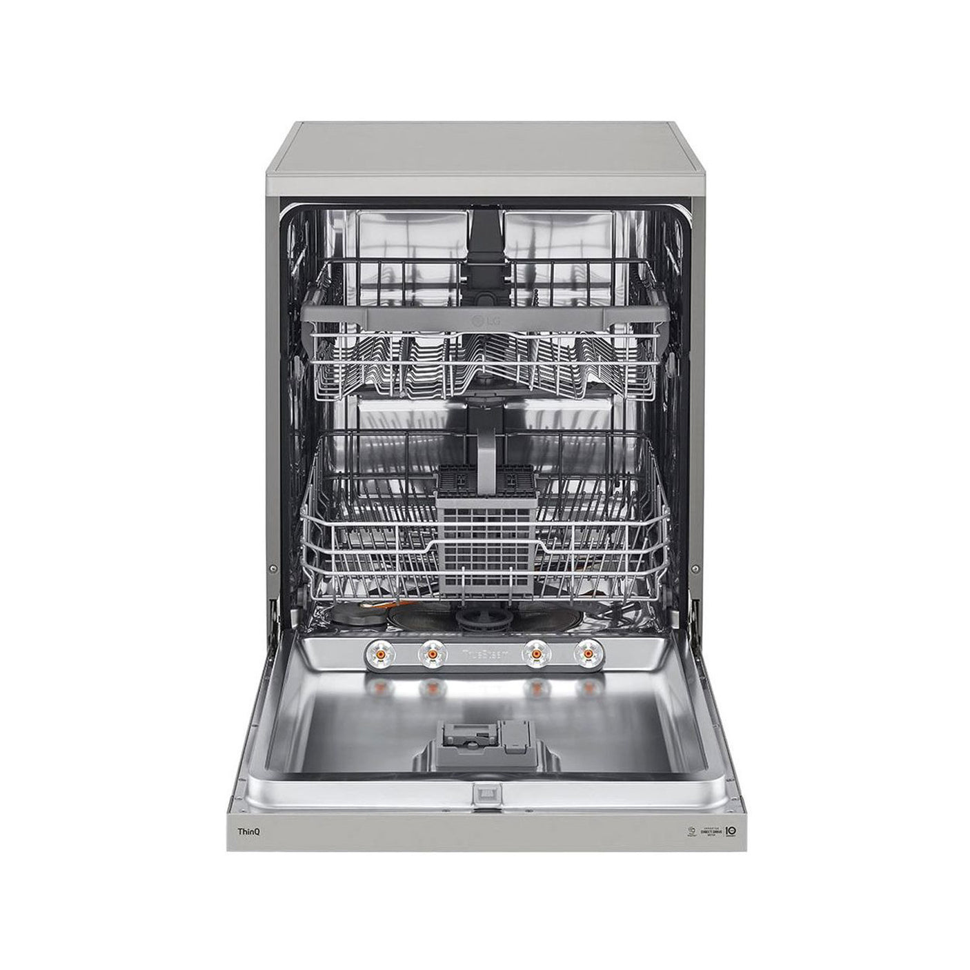 Elevate your kitchen with the LG DFB532FP Dishwasher featuring TrueSteam and QuadWash.