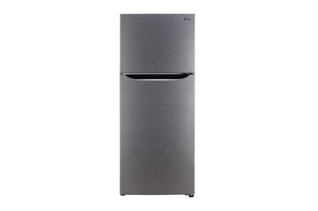 LG 242 L with Inverter Refrigerator Freezer on top, Dazzle Steel REF GL-N292BDSY