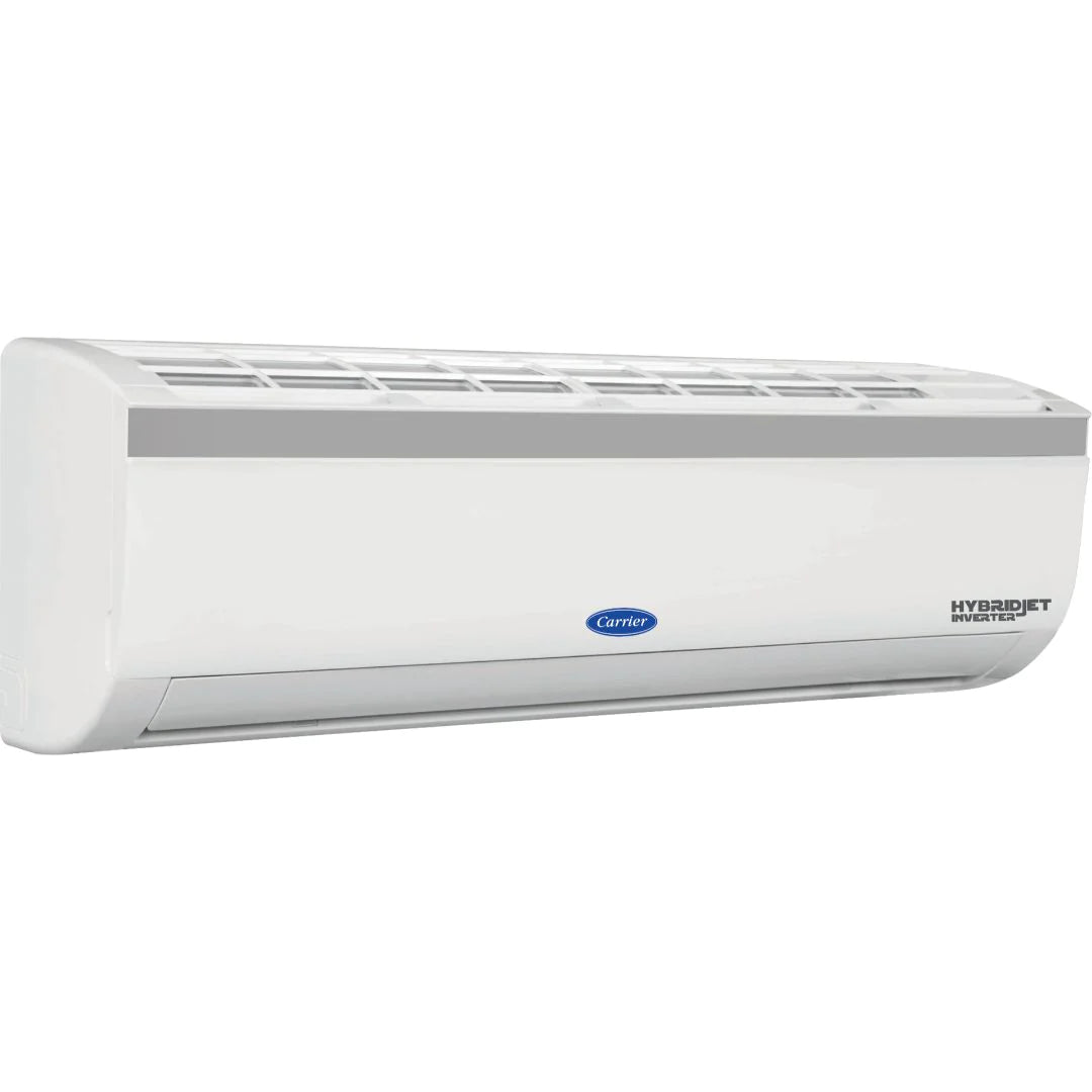 Carrier 1.5T 5 Star Emperia LXI Inverter Hybridjet With Purifying Technology Copper Condenser Inverter Split Air Conditioner (White)