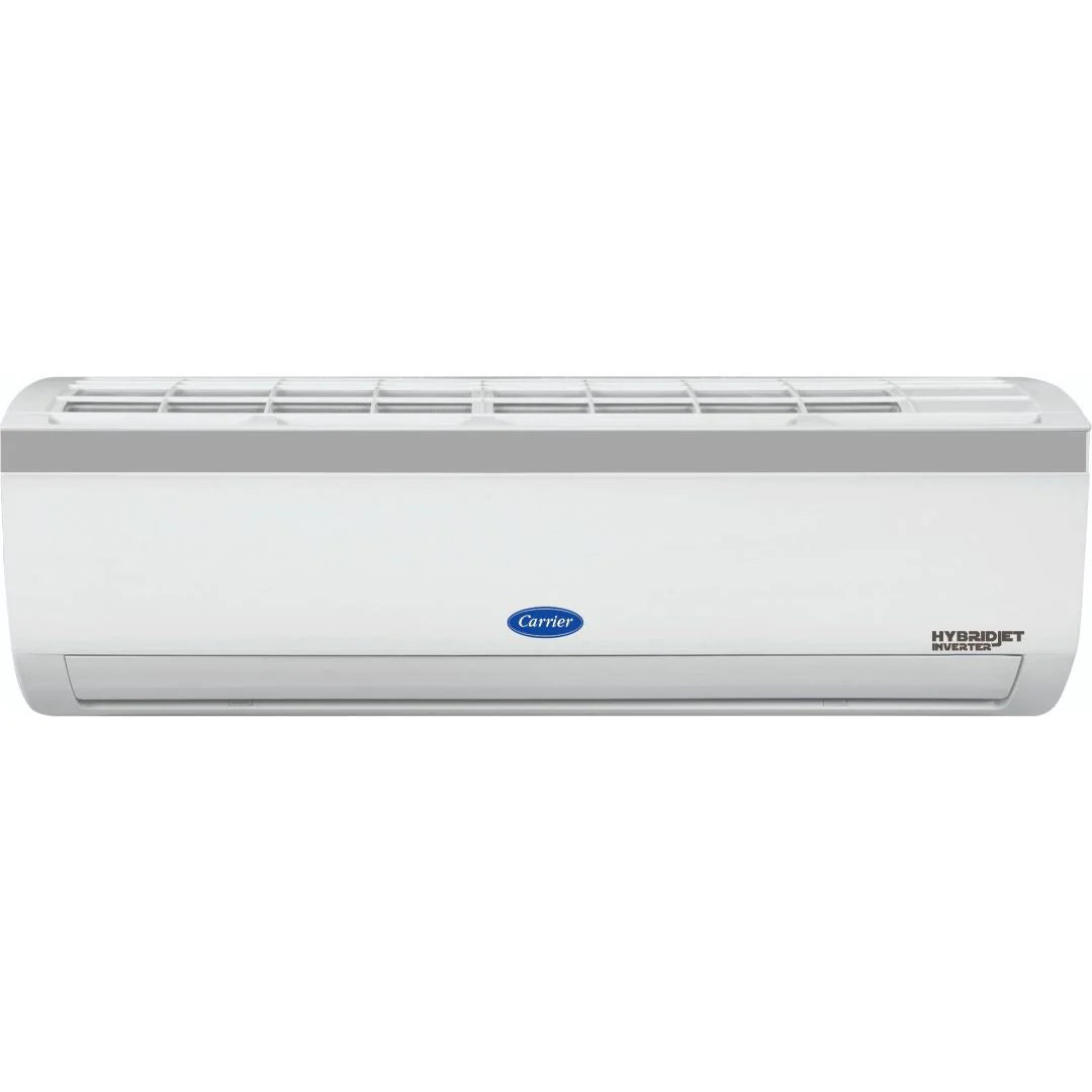 Carrier 1.5T 5 Star Emperia LXI Inverter Hybridjet With Purifying Technology Copper Condenser Inverter Split Air Conditioner (White)