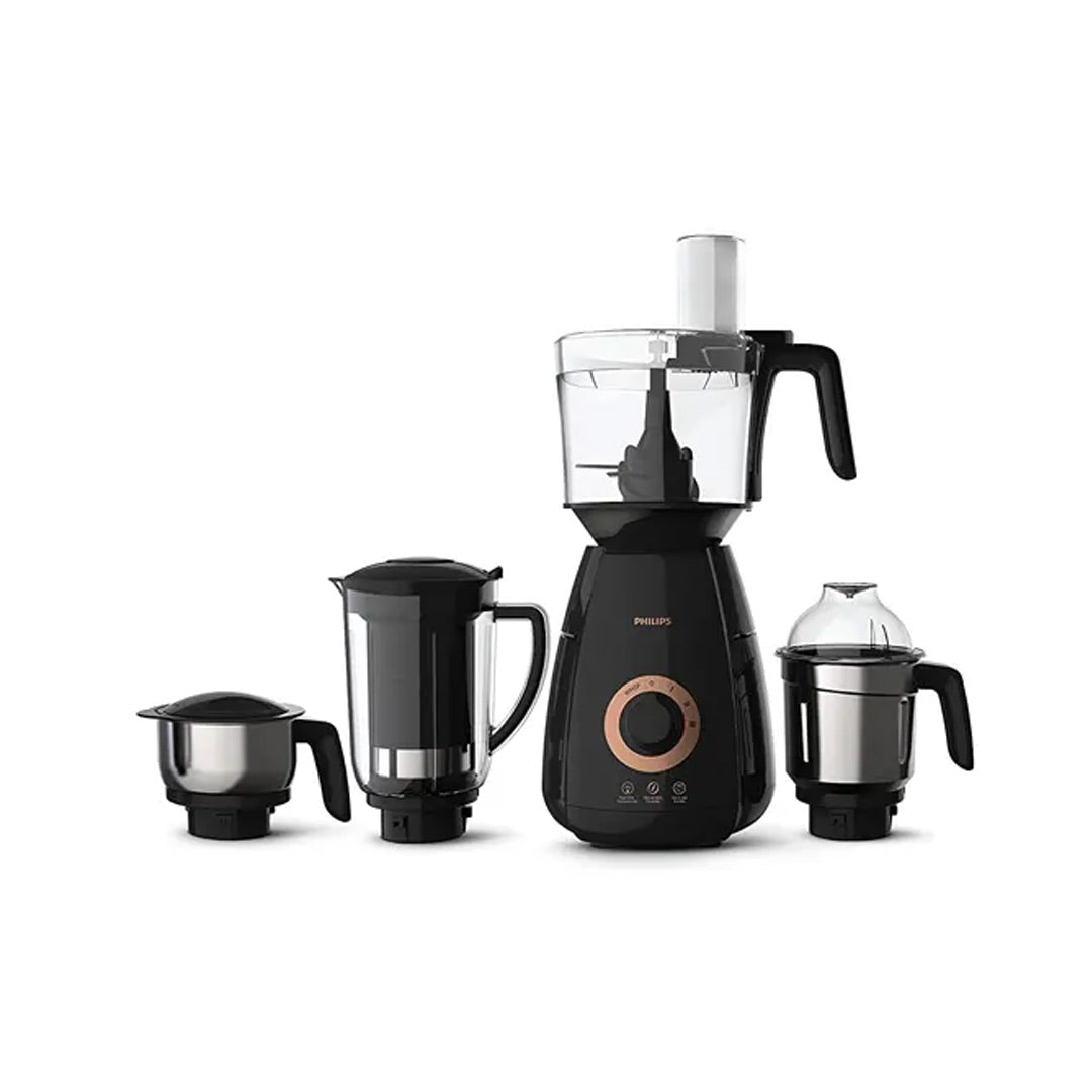 PHILIPS HL7704/00 black 1000 Juicer Mixer Grinder (4 Jars, Black)