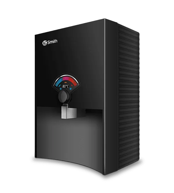 AO Smith Proplanet P8 6.5L RO + SCMT Hot & Cold Water Purifier with Advance Alert Technology (Black)