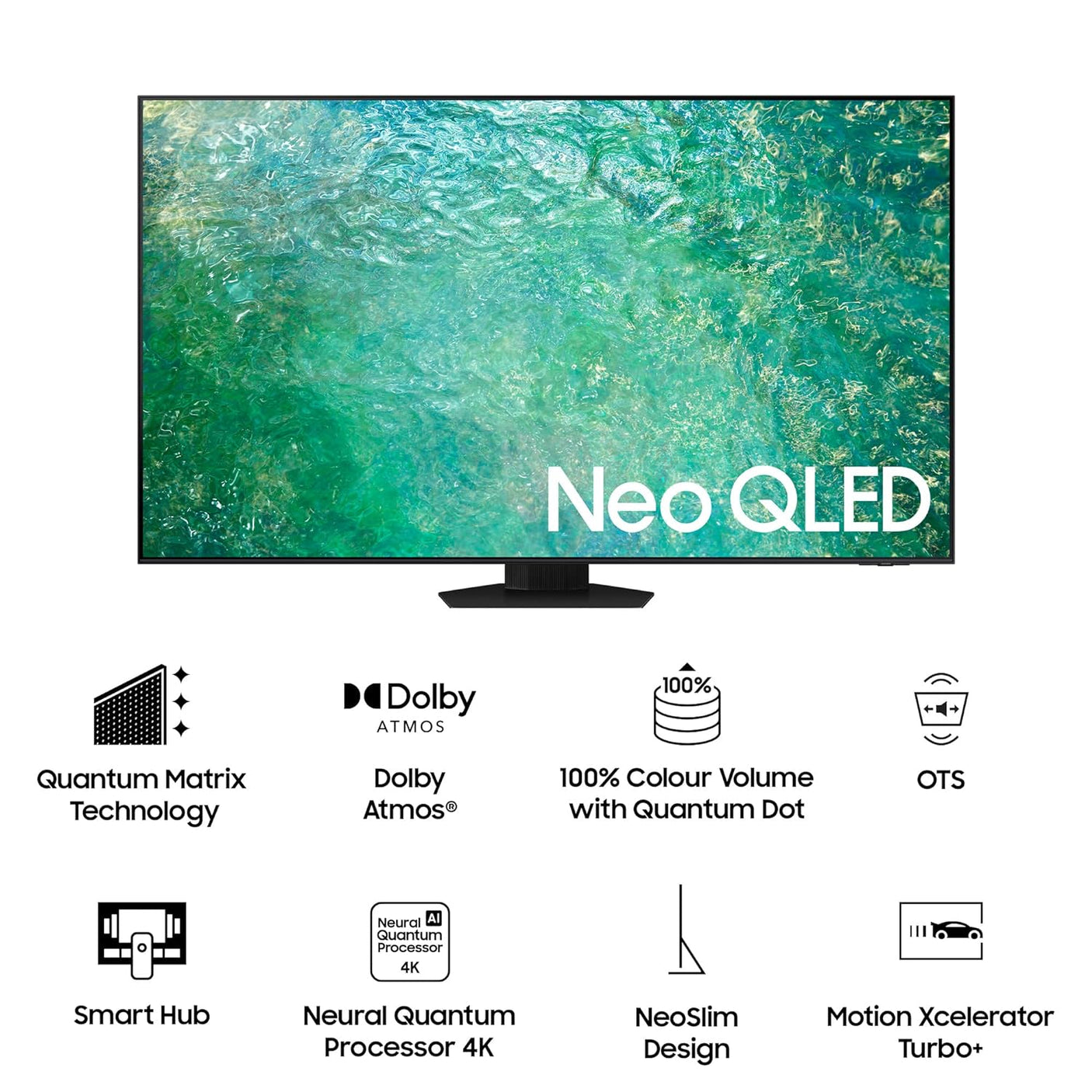 Samsung 65" QN85C 4K Neo QLED Smart TV, Quantum Matrix, Dolby Atmos (QA65QN85C)