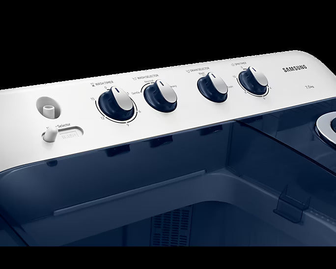 Samsung 7 kg 5 Star Semi-Automatic Top Load Washer (Light Gray)