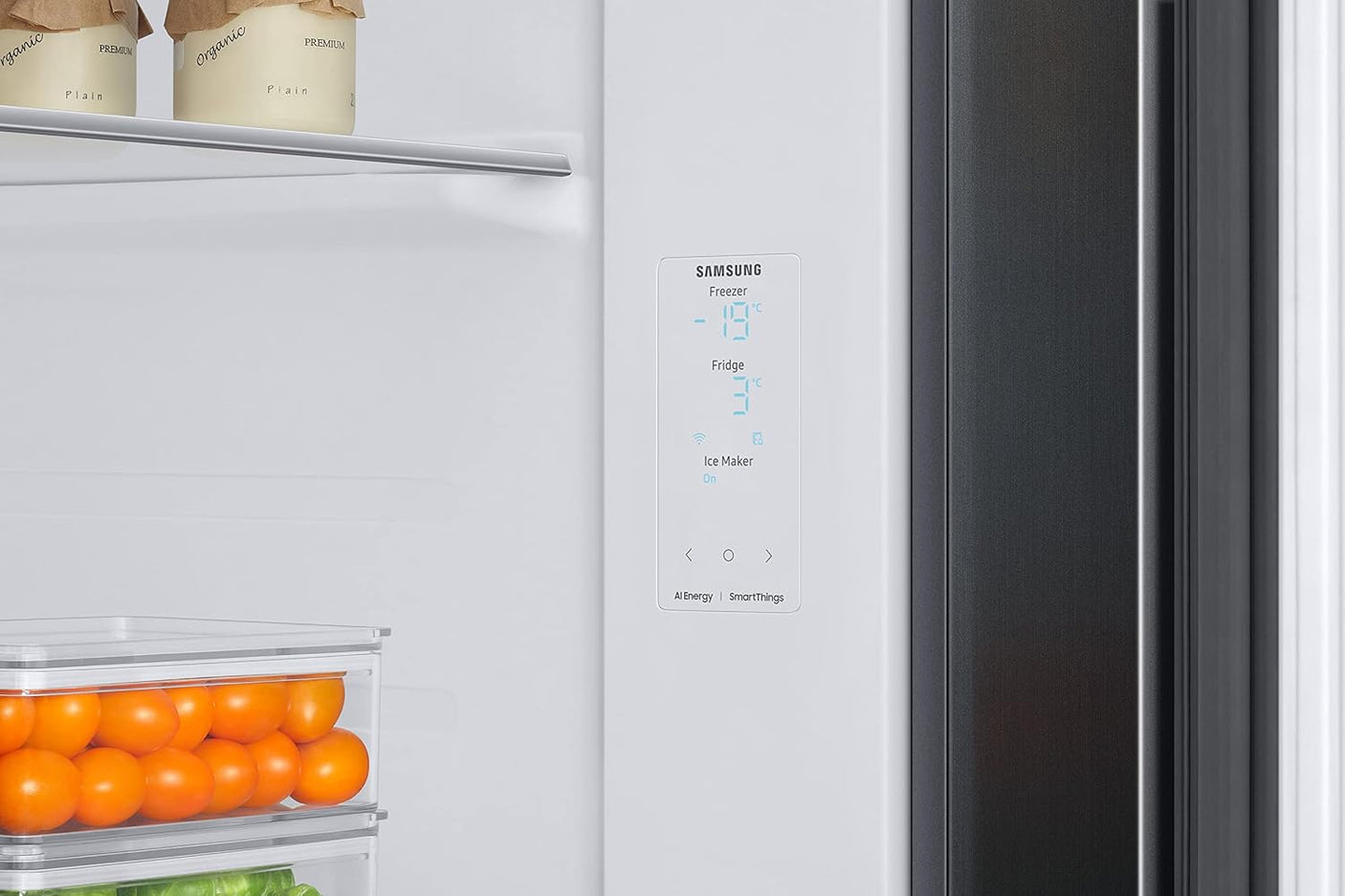 Samsung 633L 5-in-1 Side-by-Side Refrigerator (RS78CG8543B1)