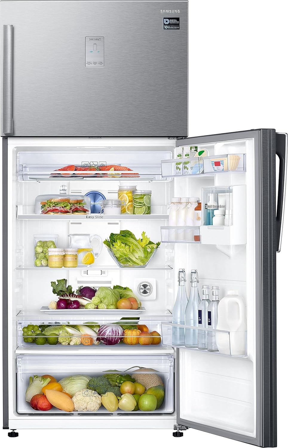 Samsung 530L Twin Cooling Plus™ Double Door Refrigerator (RT56C637SSL/TL)