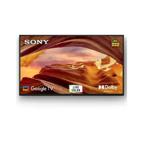 Sony 50" 4K Smart LED Google TV - Black, Android, Internet TV.