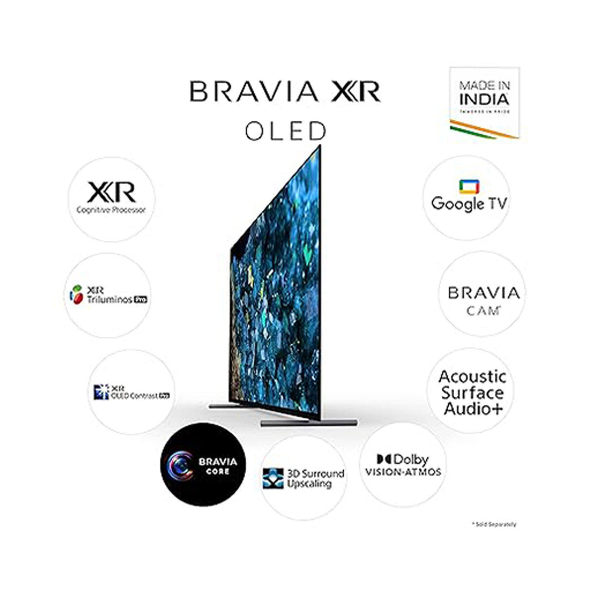 Smart viewing: Sony Bravia 55" 4K OLED TV - Android, Internet TV.