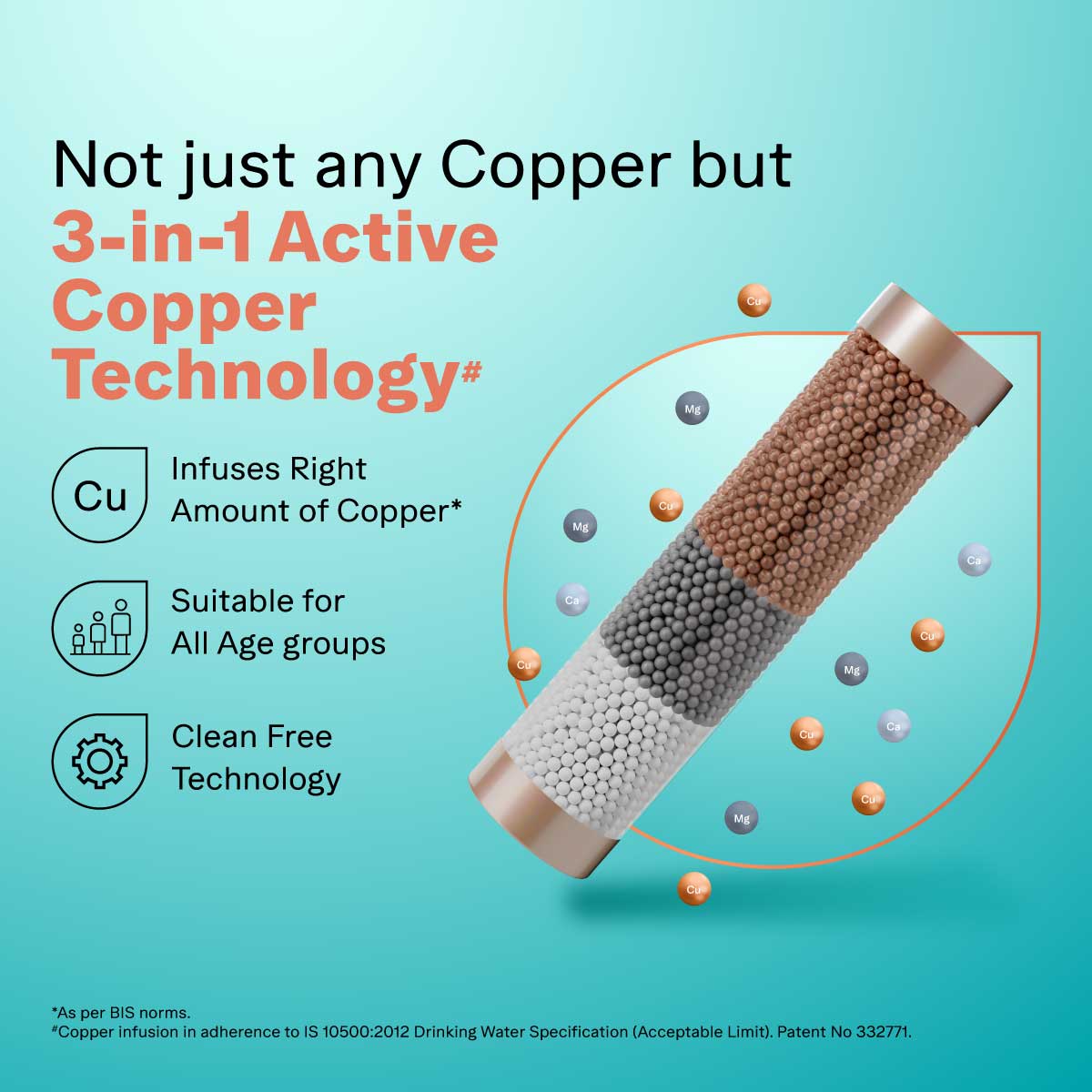 Aquaguard Enrich Superio UV+UF+SS 2X Water Purifier | Stainless Steel Tank, Active Copper, Black