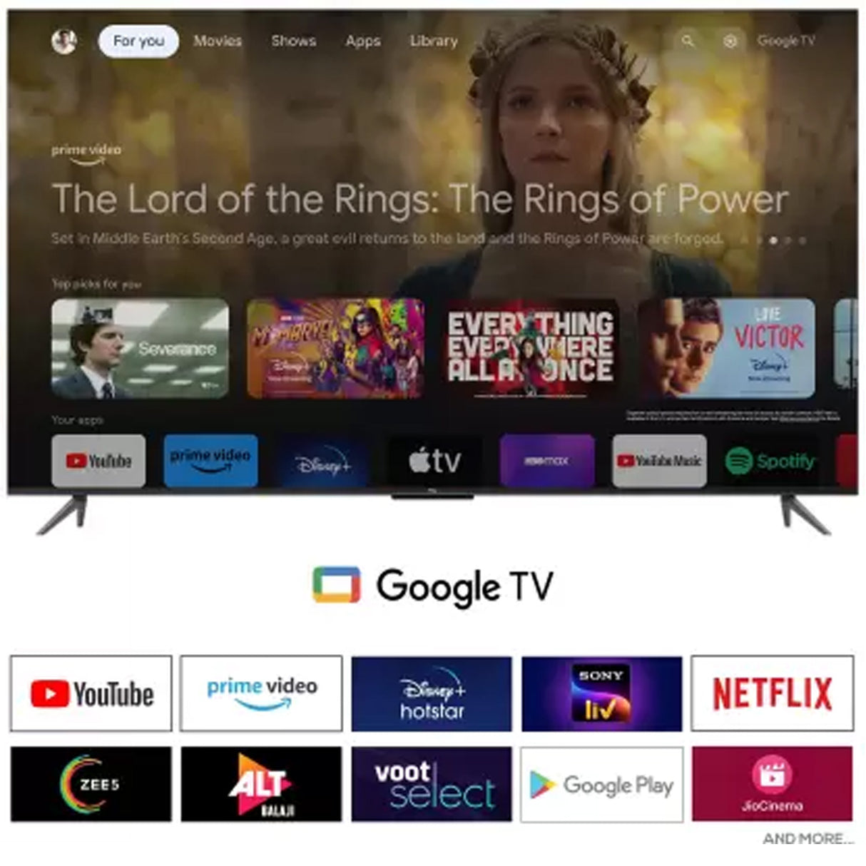 Black Beauty: TCL 85" Smart LED Google TV with 4K Ultra HD