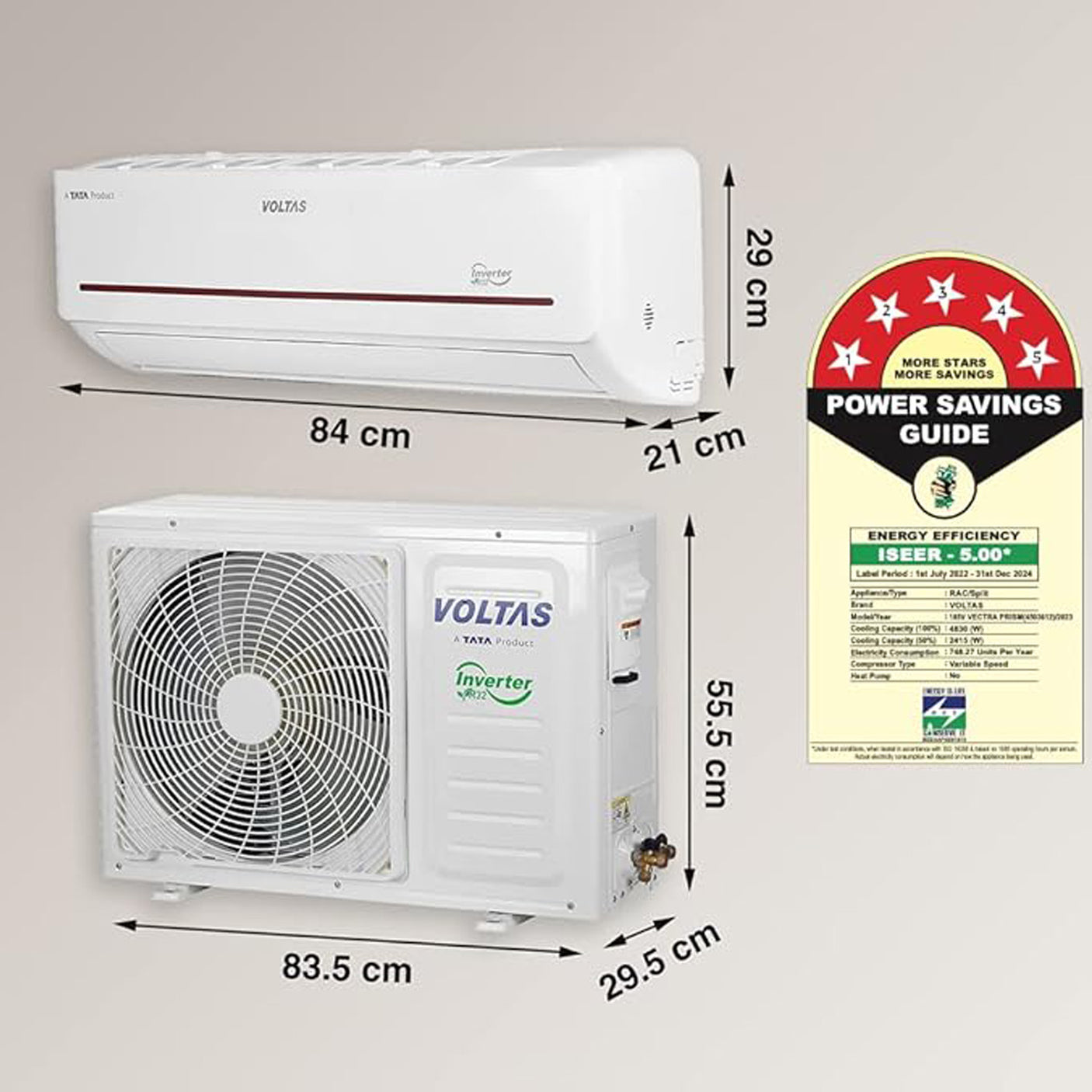 HVAC Excellence: Energy-Efficient Voltas Inverter Split AC