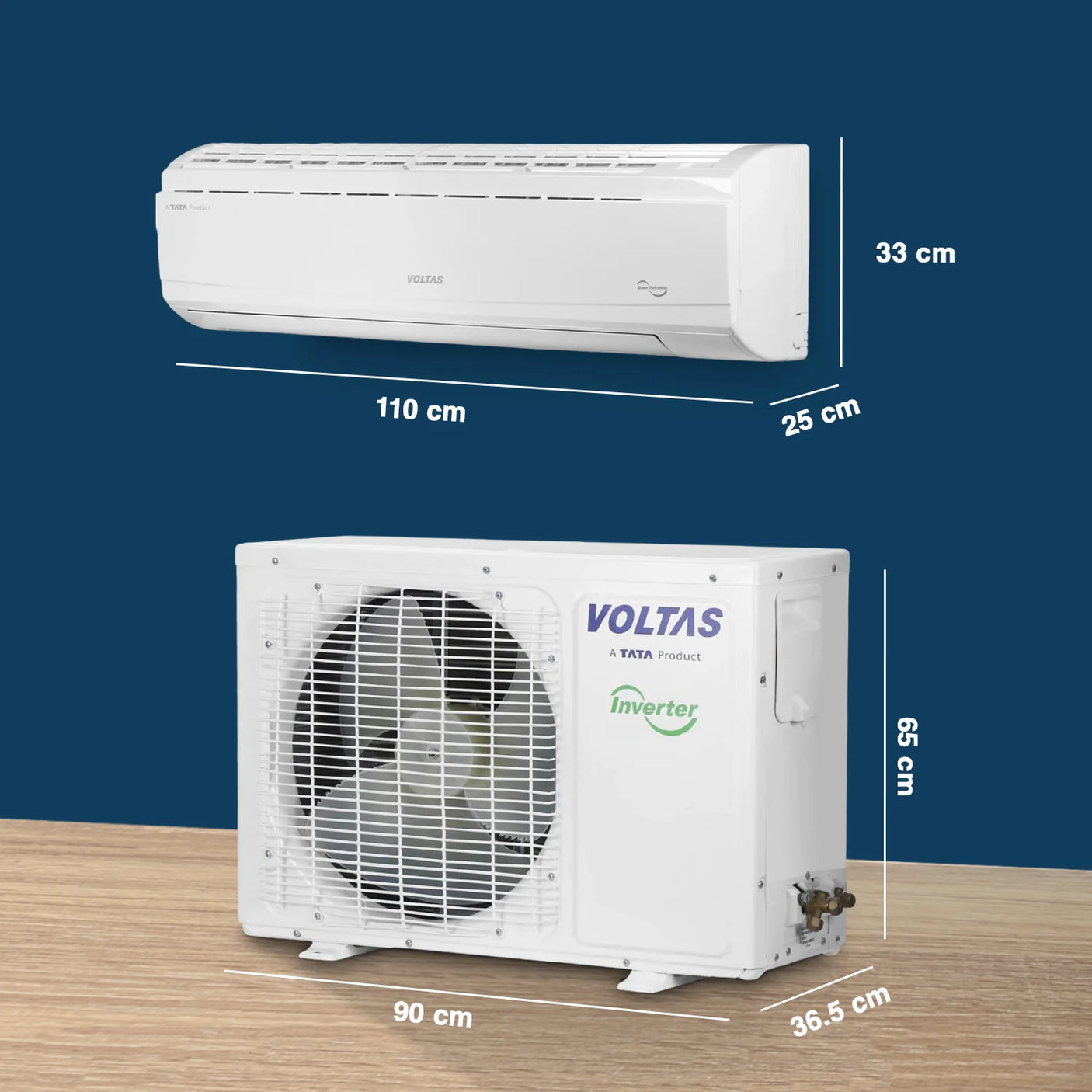Voltas 2.0 Ton 5 Star Split Air Conditioner 245V Vectra Plus