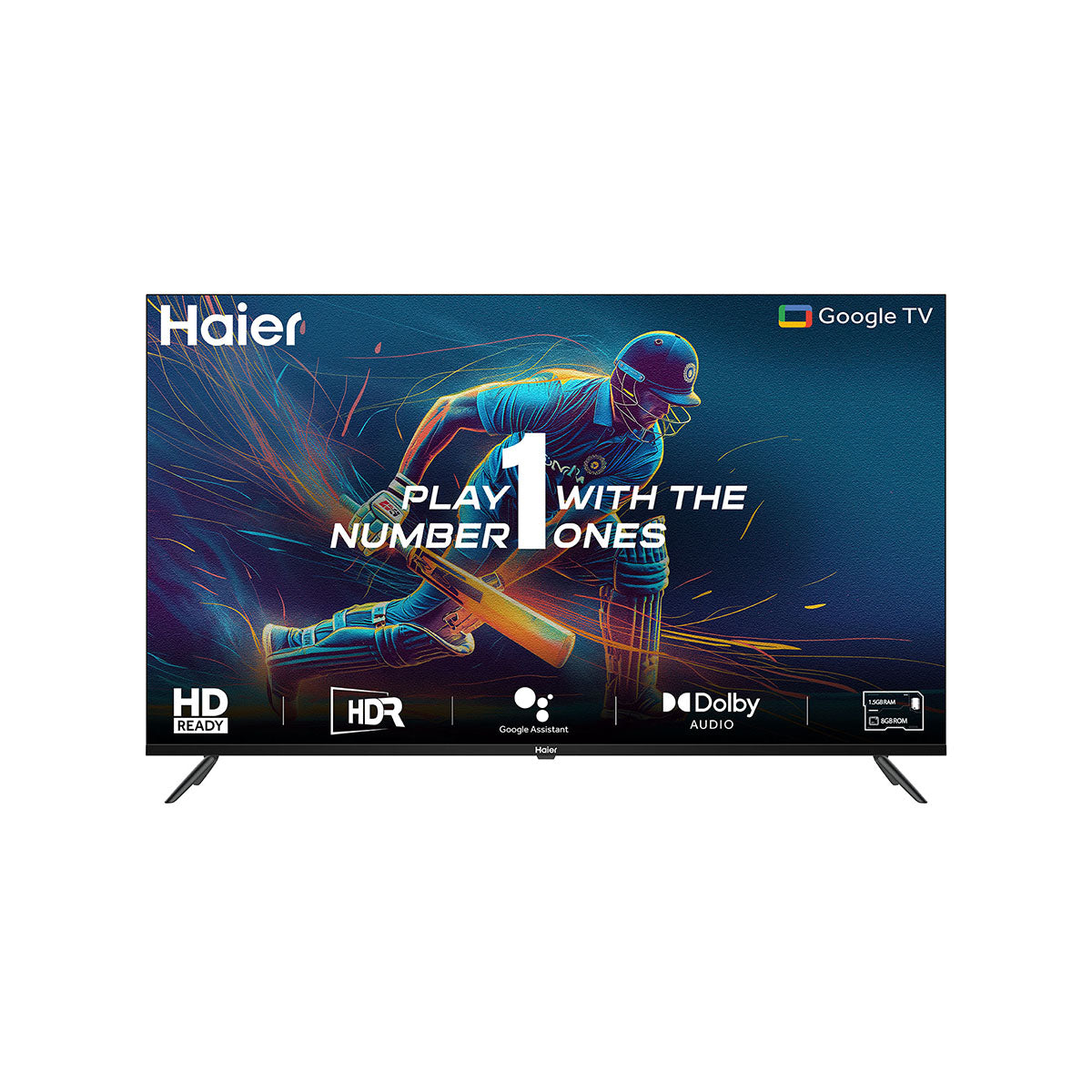 Haier 80 cm (32 inch) HD Ready LED Google TV - Bezel-less Design, Google Assistant, LE32A900G-N