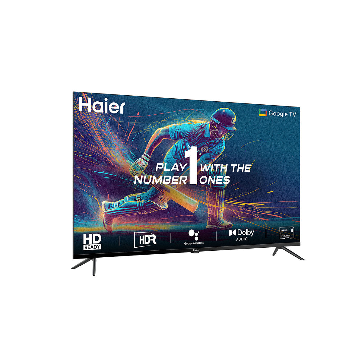 Haier 80 cm (32 inch) HD Ready LED Google TV - Bezel-less Design, Google Assistant, LE32A900G-N