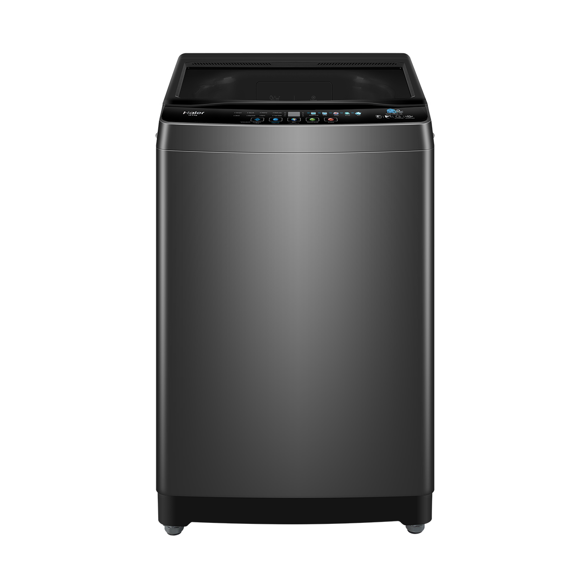 Haier 10.5 kg 5 Star Fully Automatic Top Load Washing Machine (HWM105-316BK, Pillow Drum, Black)