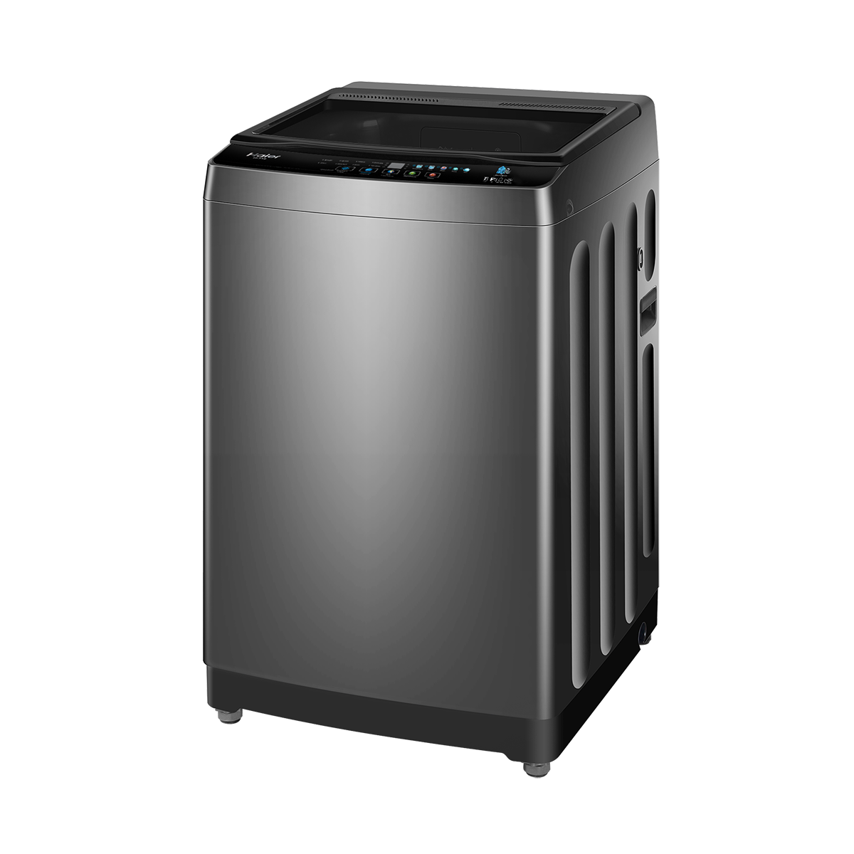 Haier 10.5 kg 5 Star Fully Automatic Top Load Washing Machine (HWM105-316BK, Pillow Drum, Black)