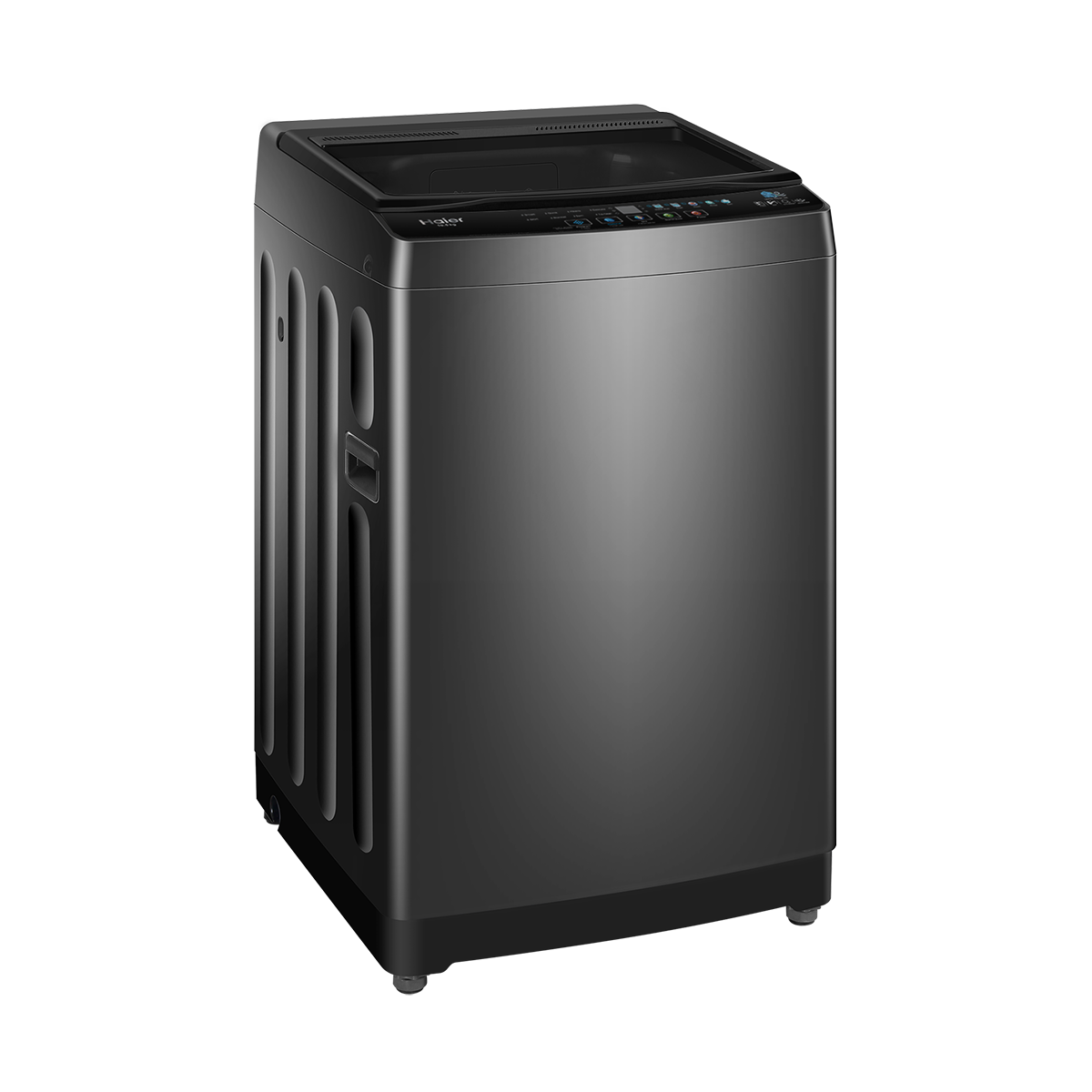 Haier 10.5 kg 5 Star Fully Automatic Top Load Washing Machine (HWM105-316BK, Pillow Drum, Black)