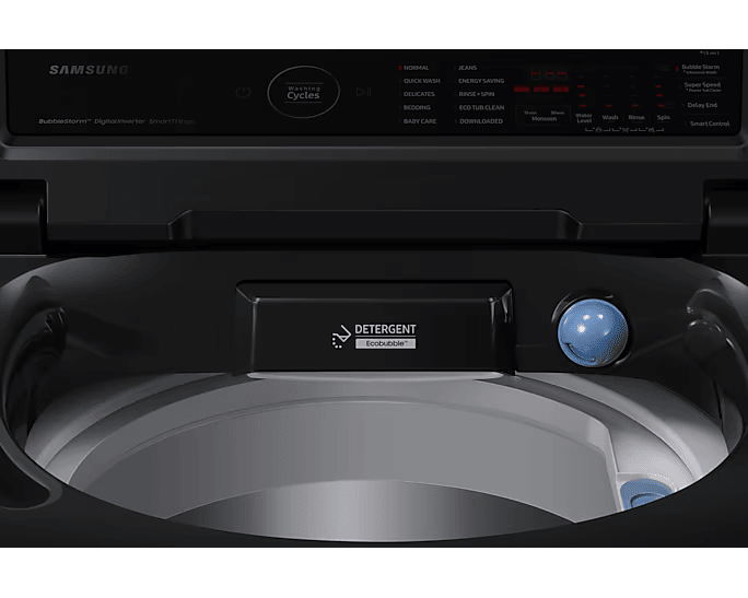 SAMSUNG 10 kg with Wi-Fi Enabled Fully Automatic Top Load Washing Machine Black (WA10BG4546BVTL)