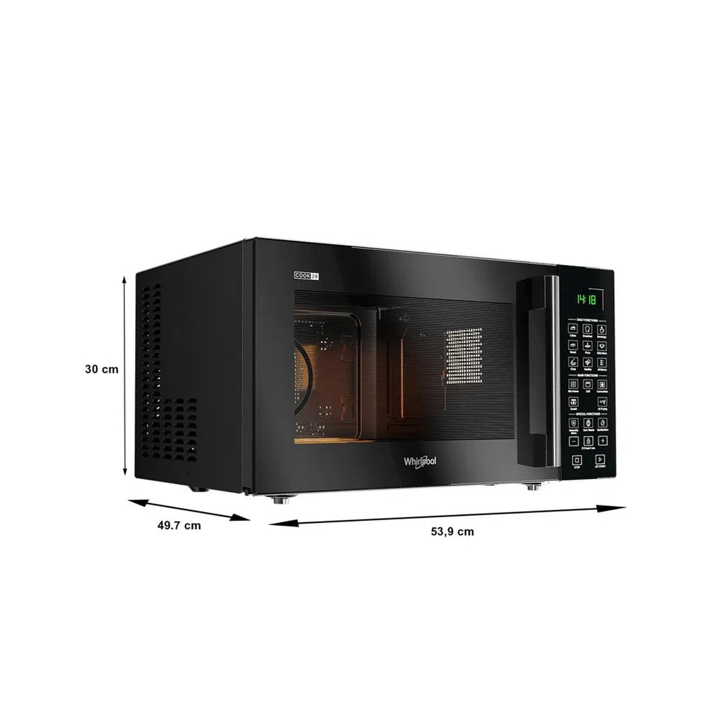 Whirlpool 29L Convection Microwave (Air-Fry, Bake, Rotisserie) (W.POOL MW 50056)