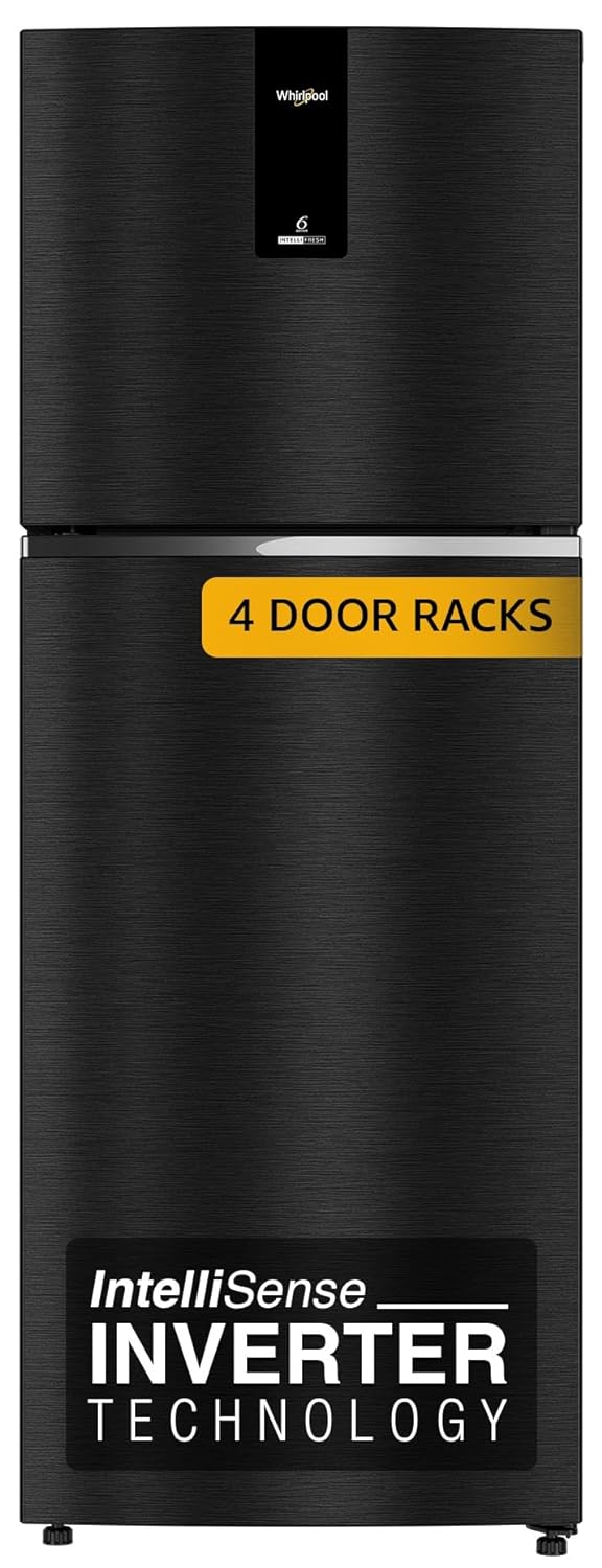 Whirlpool 308L 2-Star Inverter Double Door Fridge (IFPRO INV CNV 355 Omega Black(2s)-TL - 21814)