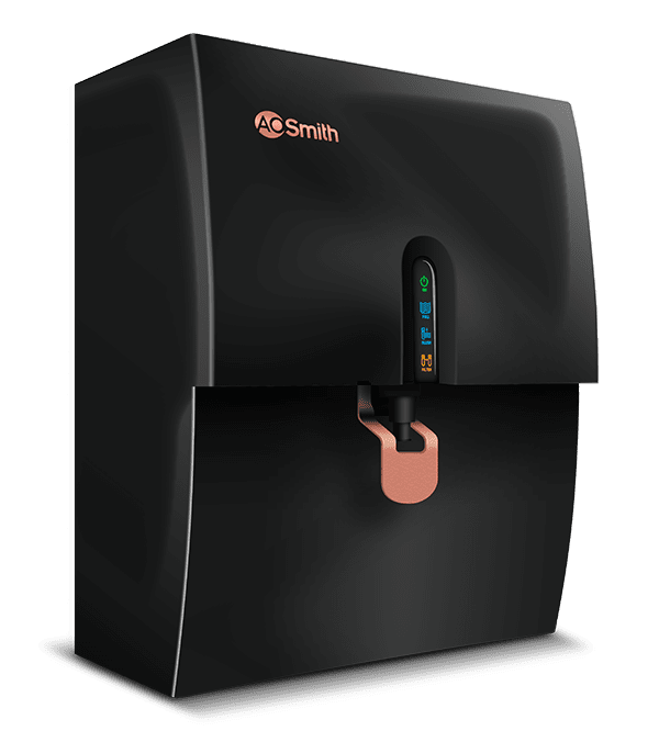 AO Smith X9 Water Purifier | RO+SCMT, Alkaline Min-Tech, 8 Stage, 5L Storage, Black