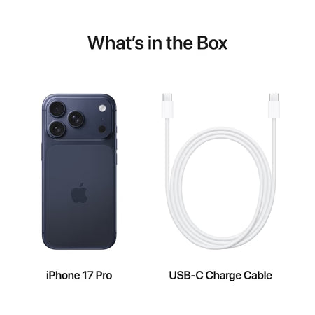 Apple iPhone 17 Pro (256GB, Deep Blue) – Pro Camera System, Titanium Design & AI Performance