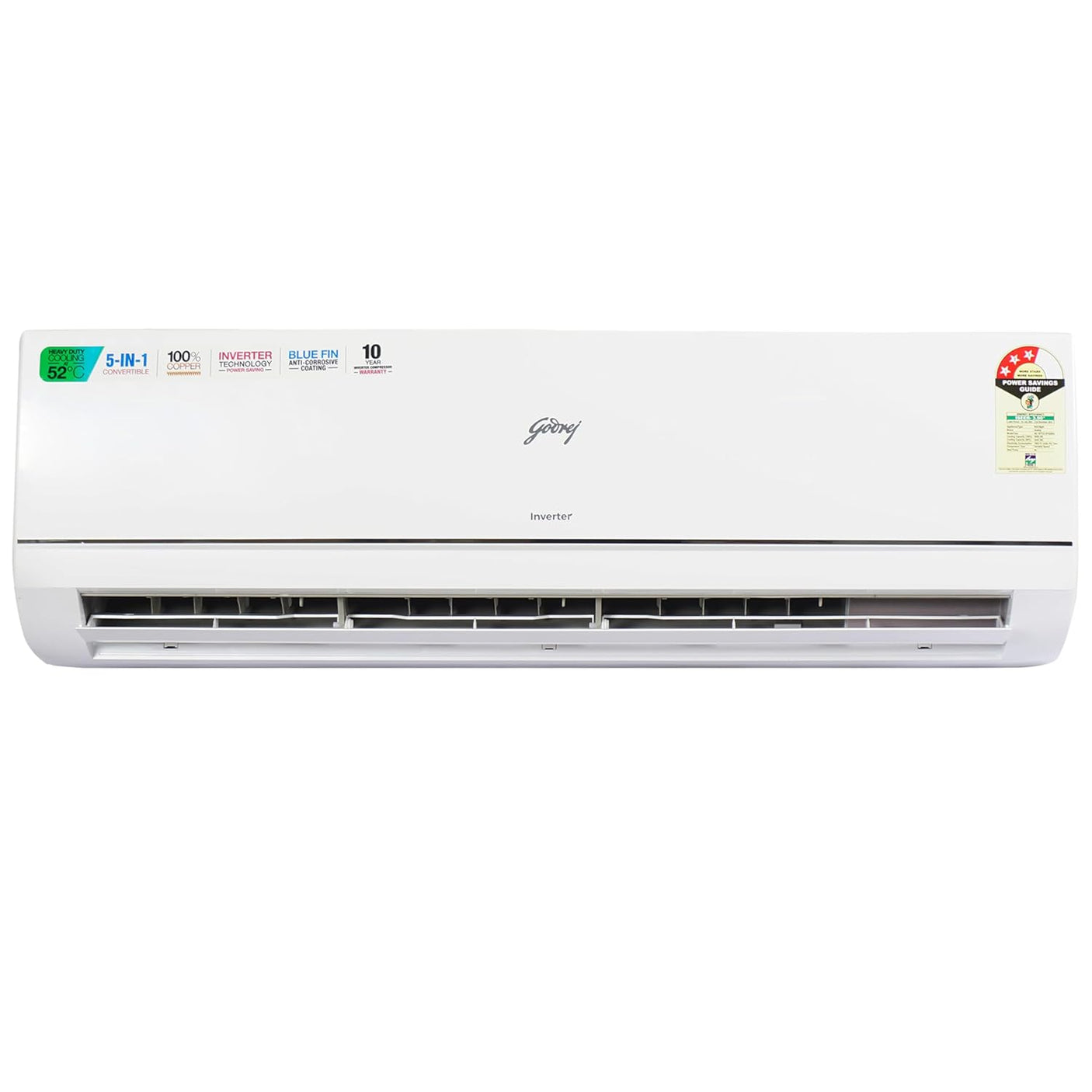 Godrej 1.5 Ton 3 Star 5 Years Comprehensive Warranty Inverter Split AC With Anti Dust Filter, SIC 18TTC3-WYQ)