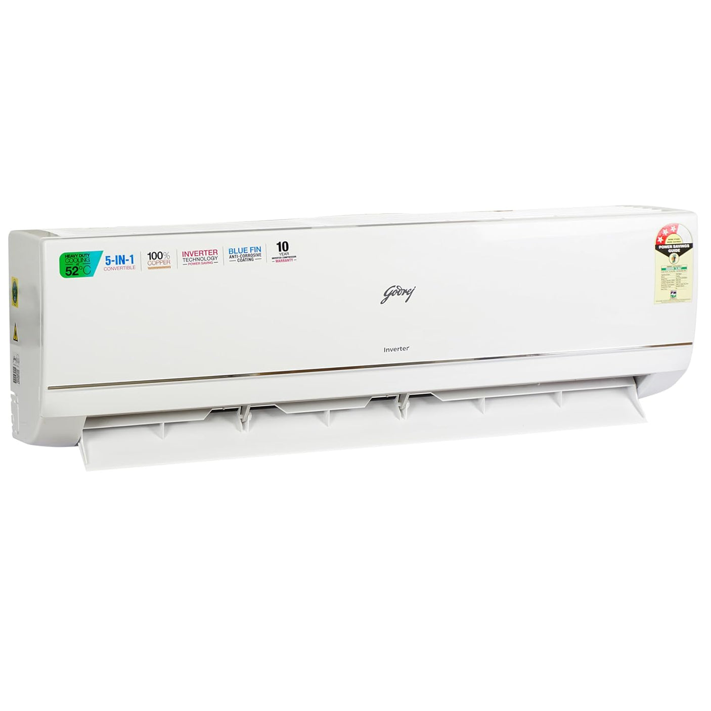 Godrej 1.5 Ton 3 Star 5 Years Comprehensive Warranty Inverter Split AC With Anti Dust Filter, SIC 18TTC3-WYQ)
