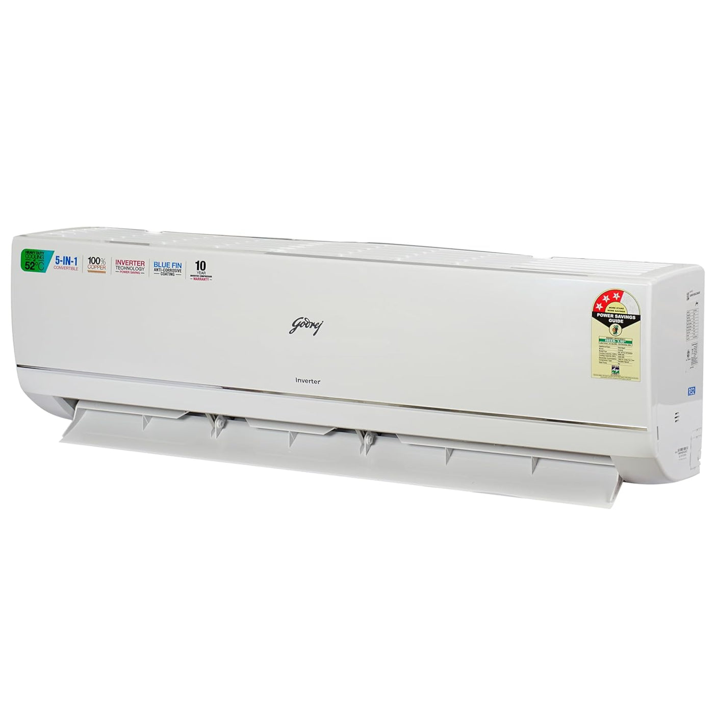 Godrej 1.5 Ton 3 Star 5 Years Comprehensive Warranty Inverter Split AC With Anti Dust Filter, SIC 18TTC3-WYQ)
