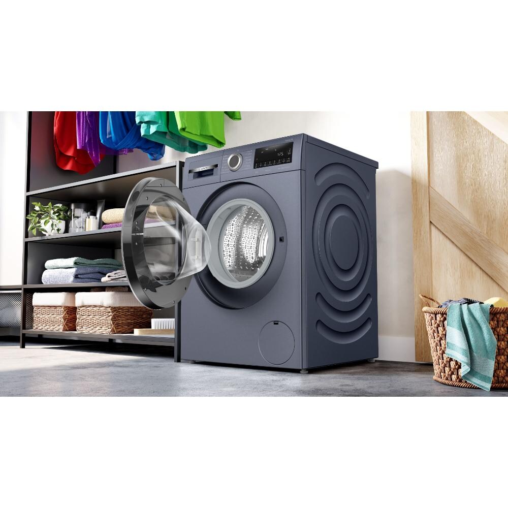 Bosch 9 kg 5 Star Fully Automatic Front Load Washing Machine with Anti Wrinkle Feature (Series 6, WGA244ZPIN, Dark Lake)