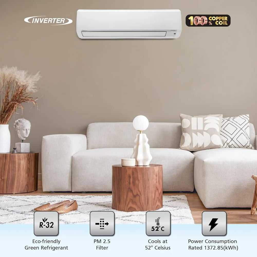 Daikin 2.02 Ton 3 Star Inverter GTKL Series Split AC, GTKL71UV16