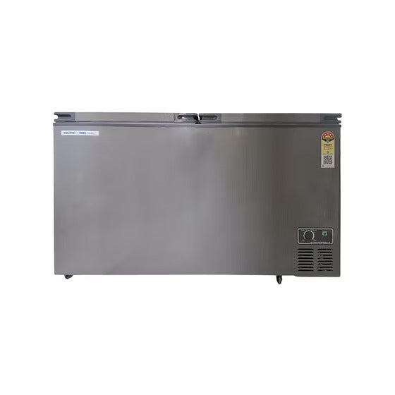 Voltas 460 L Double Door Standard Deep Freezer (Grey, CVF460DA5, Grey, 460 Ltr, 5 Star Deep Freezer)