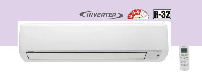 Daikin Premium Series 2.6 Ton 3 Star Inverter Split AC | 100% Copper | PM 2.5 Filter | Coanda Airflow | Dew Clean Technology | Power Chill Operation (FTKL90U, White)