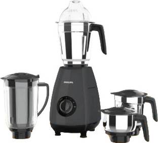 Philips HL7704/00 1000 Watts Mixer Grinder (4 Jars, Black)