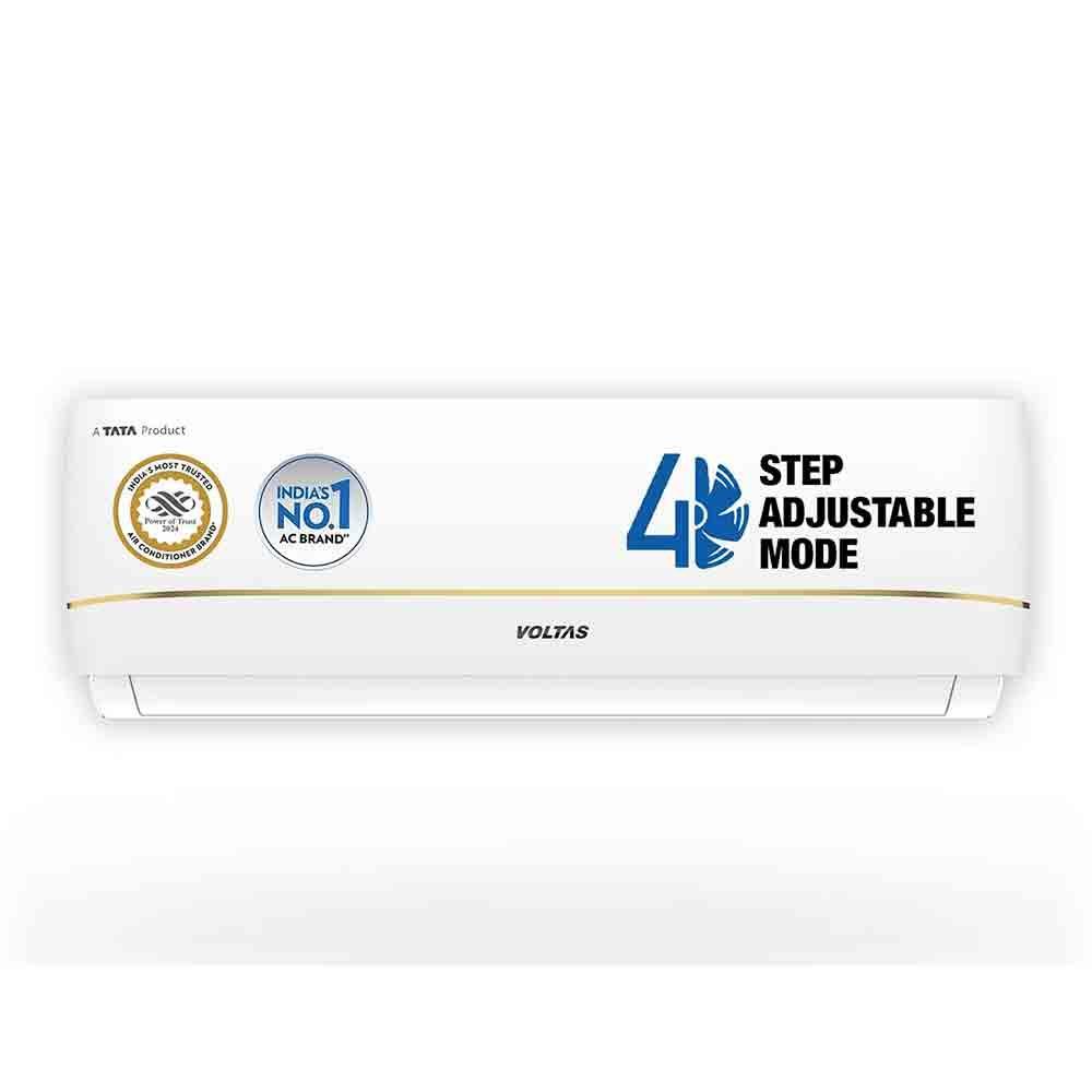 VOLTAS 183V Vectra Zenith Gold 1.5 Ton 3 Star Inverter Split AC with 4-Step Adjustable Mode (Copper Condenser, Anti Dust Filter