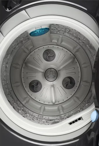 LG 9Kg Top Load Washing Machine, Inbuilt Heater, Platinum Black T90V4PB1S