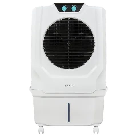 BAJAJ Shield Specter 55 Litres Desert Air Cooler (Honeycomb Cooling Pads, White)