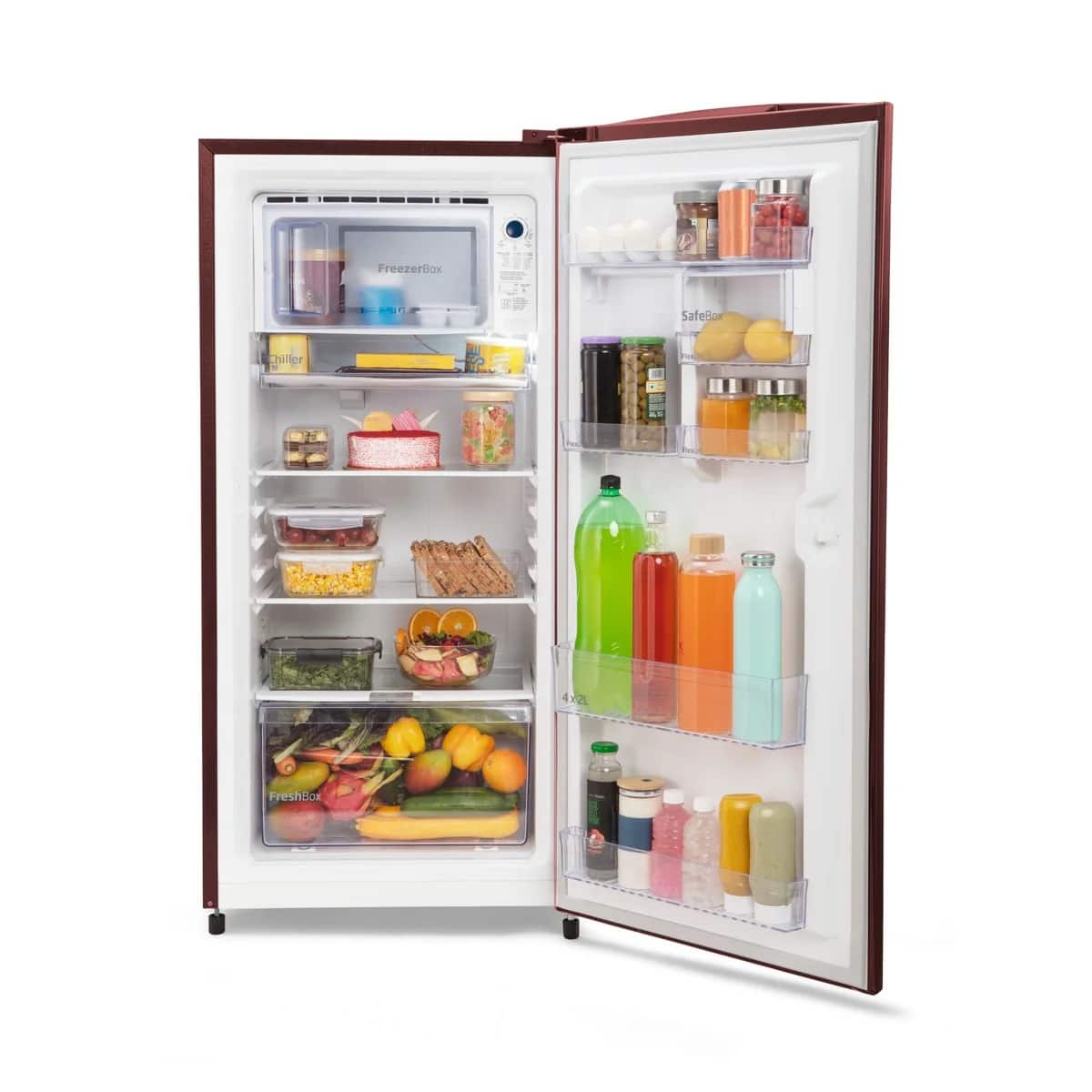 Voltas Beko 210 L 3 Star Direct Cool Single Door Refrigerator Bonita Wine (RDC245C/W0BWE0M000UGD)