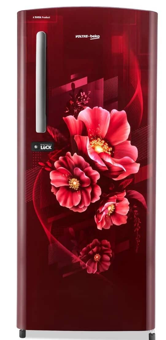 Voltas Beko 210 L 3 Star Direct Cool Single Door Refrigerator Bonita Wine (RDC245C/W0BWE0M000UGD)