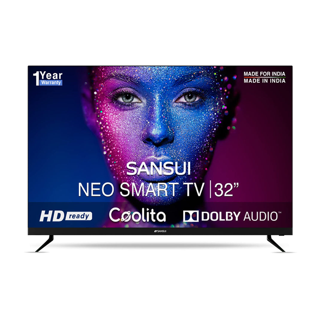 Sansui 80 cm (32 Inch) HD Ready Smart TV, Neo Series JSWP32CSHD