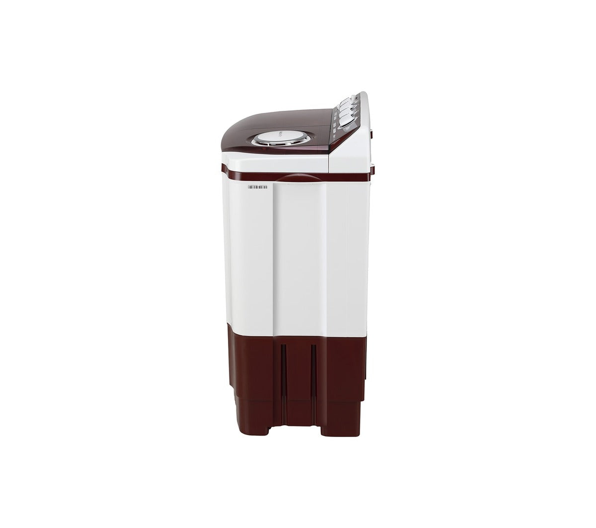 LG 8Kg Semi Automatic Top Load Washing Machine, Roller Jet Pulsator + Soak, Burgundy (P8035SRAZA)